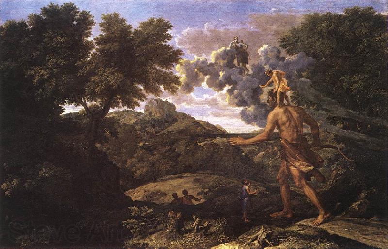 Nicolas Poussin Landscape with Diana and Orion Germany oil painting art